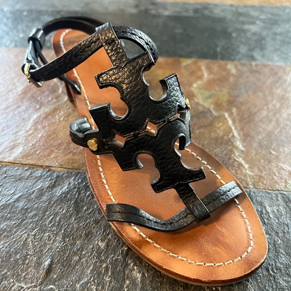 Tory Burch Leather Chandler Sandals - Picture 1 of 7